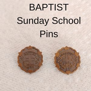 Baptist Sunday School Pins Set 2